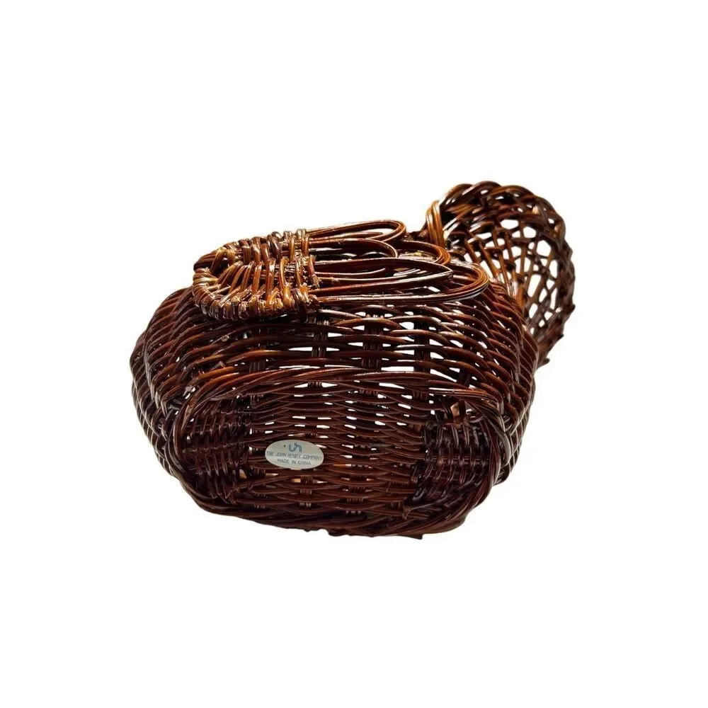 Wicker Turkey John Henry Basket Thanksgiving
